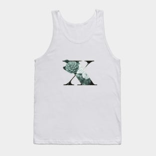 Flower Alphabet X Tank Top